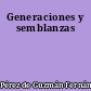 Generaciones y semblanzas