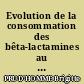Evolution de la consommation des bêta-lactamines au CHR de Nantes de 1975 à 1980.