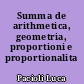 Summa de arithmetica, geometria, proportioni e proportionalita