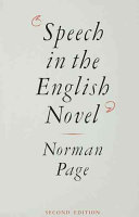 Speech in the English novel