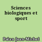 Sciences biologiques et sport