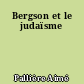 Bergson et le judaïsme