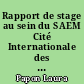 Rapport de stage au sein du SAEM Cité Internationale des Congrès de Nantes Métropole : Attractivité et Accueil de l'événementiel scientifique