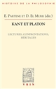 Kant et Platon : lectures, confrontations, héritages