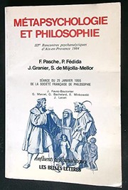 Métapsychologie et philosophie : la séance du 25 janvier 1955 de la Société française de philosophie