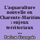 L'aquaculture nouvelle en Charente-Maritime : enjeux territoriaux et socio-économiques
