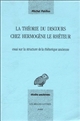 La Théorie du discours chez Hermogène le Rhéteur : essai sur les structures linguistiques de la rhétorique ancienne