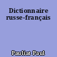 Dictionnaire russe-français