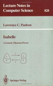 Isabelle : a generic theorem prover