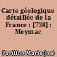 Carte géologique détaillée de la France : [738] : Meymac