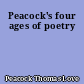 Peacock's four ages of poetry