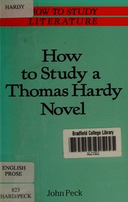 How to study a Thomas Hardy novel