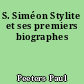 S. Siméon Stylite et ses premiers biographes