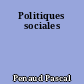 Politiques sociales