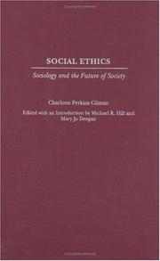 Social ethics : sociology and the future of society