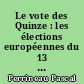 Le vote des Quinze : les élections européennes du 13 juin 1999