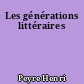 Les générations littéraires