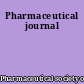 Pharmaceutical journal