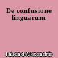 De confusione linguarum