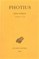 Bibliothèque : Tome VIII : Codices 257-280