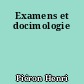 Examens et docimologie