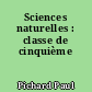 Sciences naturelles : classe de cinquième