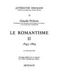 Le Romantisme : II : 1843-1869