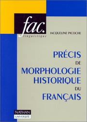 Précis de morphologie historique du français