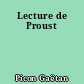 Lecture de Proust