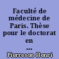Faculté de médecine de Paris. Thèse pour le doctorat en médecine, présentée et soutenue le 5 février 1862...De la Variole Hémorrhagique