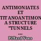 ANTIMONIATES ET TITANOANTIMONIATES A STRUCTURE "TUNNELS ENTRECROISES" : LE CONDUCTEUR PROTONIQUE H::(2)SB::(4)O::(11)(H::(2)O)::(3)