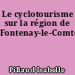 Le cyclotourisme sur la région de Fontenay-le-Comte