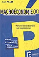 Macroéconomie : 2 : Le modèle ISLM en économie ouverte : manuel d'exercices corrigés avec rappels de cours : Deug, Licence 1,2,3, écoles de commerce
