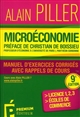 Microéconomie : manuel d'exercices corrigés avec rappels de cours