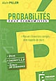 Probabilités pour économistes : manuel d'exercices corrigés avec rappels de cours