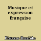 Musique et expression française