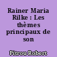 Rainer Maria Rilke : Les thèmes principaux de son œuvre