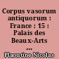 Corpus vasorum antiquorum : France : 15 : Palais des Beaux-Arts de la Ville de Paris (Petit Palais) : collection Dutuit