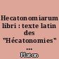 Hecatonomiarum libri : texte latin des "Hécatonomies" de Lefèvre d'Étaples en parallèle avec la traduction latine de Platon par Marsile Ficin