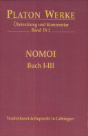 Nomoi : = Gesetze : Buch I-III