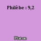 Philèbe : 9,2