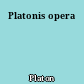 Platonis opera