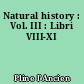 Natural history : Vol. III : Libri VIII-XI