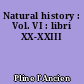Natural history : Vol. VI : libri XX-XXIII