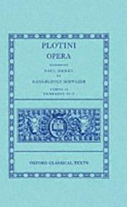 Plotini opera : Tomus II : Enneades IV-V