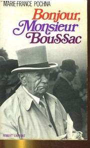 Bonjour, monsieur Boussac