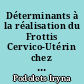Déterminants à la réalisation du Frottis Cervico-Utérin chez les femmes de moins de 25 ans : enquête auprès des médecins généralistes et des gynécologues de la Loire-Atlantique