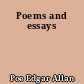 Poems and essays