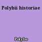 Polybii historiae