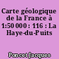 Carte géologique de la France à 1:50 000 : 116 : La Haye-du-Puits
